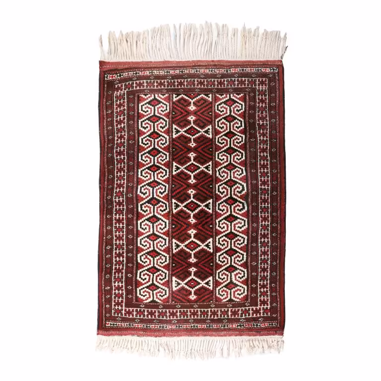 فرش دستباف یک متری مدل ترکمن کد 4020703