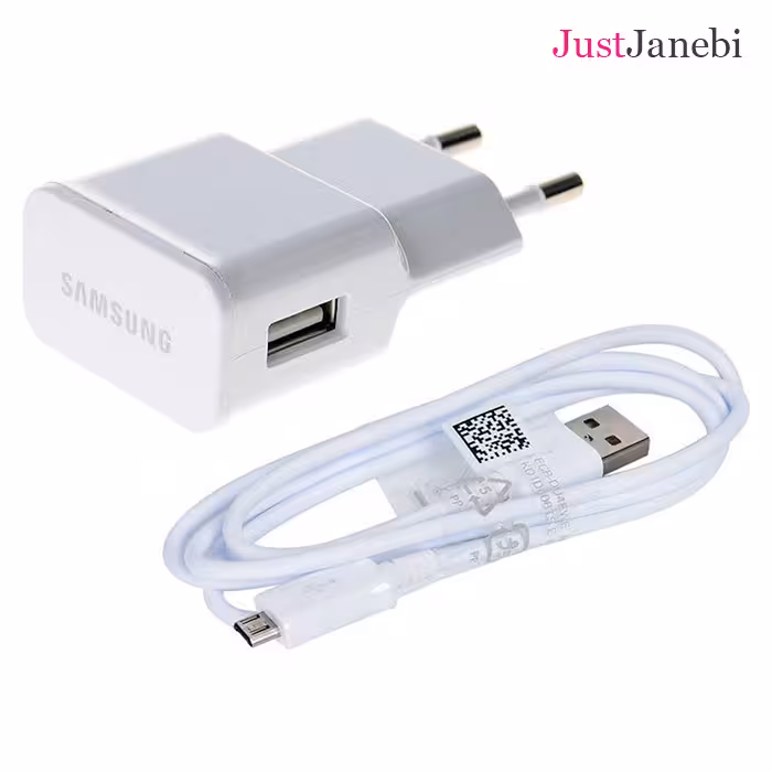 شارژر اورجینال سامسونگ Samsung Galaxy J7 همراه با کابل میکرو یو اس بی