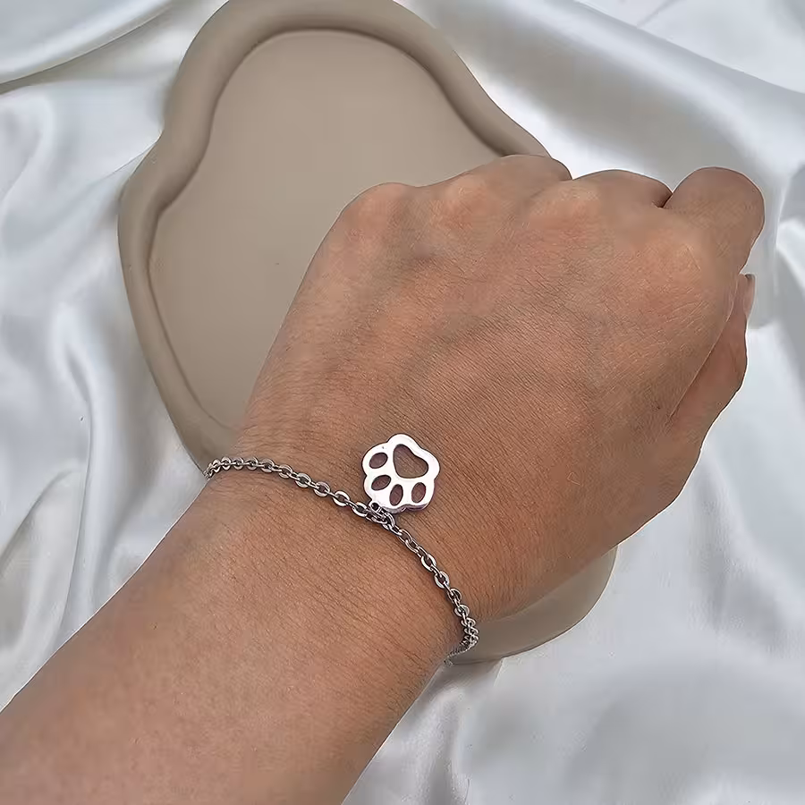 دستبند استیل مدل پنجه گربه