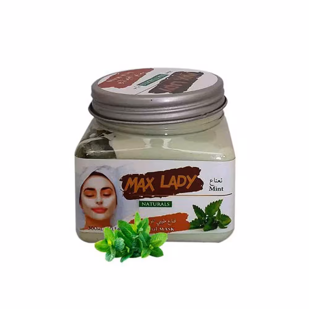 ماسک گچی صورت مکس لیدی مدل نعنا حجم 300 میلی لیتر