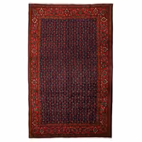 فرش دستباف قدیمی شش متری طرح واگیره