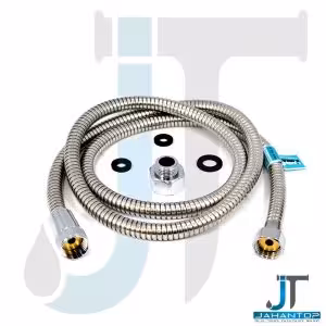 شیلنگ دوش فنری درشت بافت ABS کروم پولیش کهن