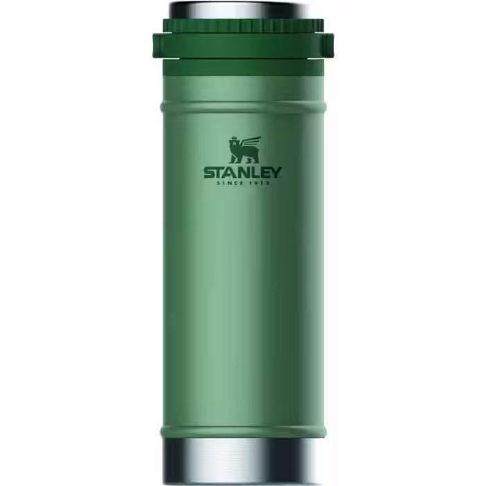 فرنچ پرس،قهوه ساز، ماگ و فلاسک کوهنوردی استنلی 470 میلی لیتر  Stanley CLASSIC TRAVEL MUG FRENCH PRESS 0.470L