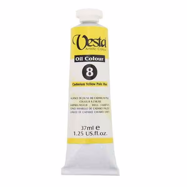 رنگ روغن وستا Cadmium Yellow Pale Hue 8