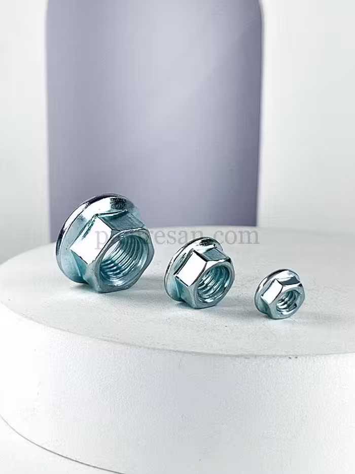 مهره واشردار سایز 8 میلیمتر بسته 200عددی