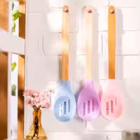 پک آشپزی 5 پارچه کفگیر و لیسک سیلیکونی ارسال بصورت پس کرایه