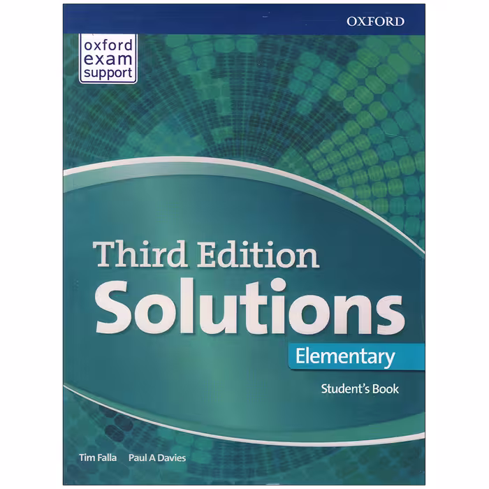 کتاب Solutions Elementary (ویرایش سوم) برای آموزش زبان انگلیسی
