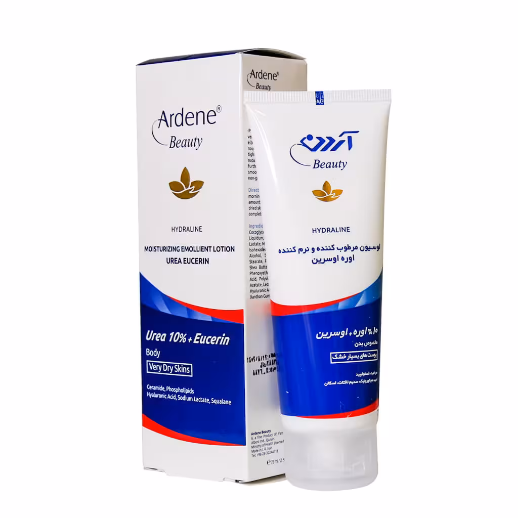 لوسيون مرطوب کننده اوره 10 درصد آردن MOISTURIZING EMOLLIENT LOTION UREA EUCERIN 10%