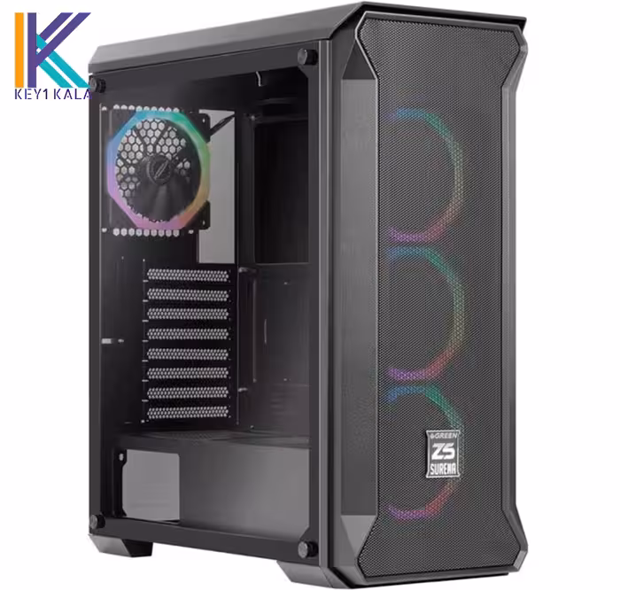 کیس کامپیوتر گرین Z5 Surena RGB Mid Tower مشکی