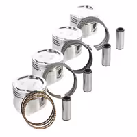 پیستون و رینگ موتور  عظام کد 7351 مناسب برای پراید مجموعه 20 عددی