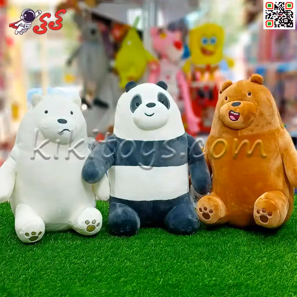 عروسک پولیشی خرس های کله فندوقی بزرگ 40 سانت Plush toys اسباب بازی