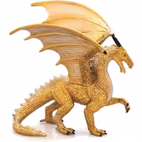 فیگور مینیاتوری اژدها طلایی Dragon Gold Figure Mojo 387256