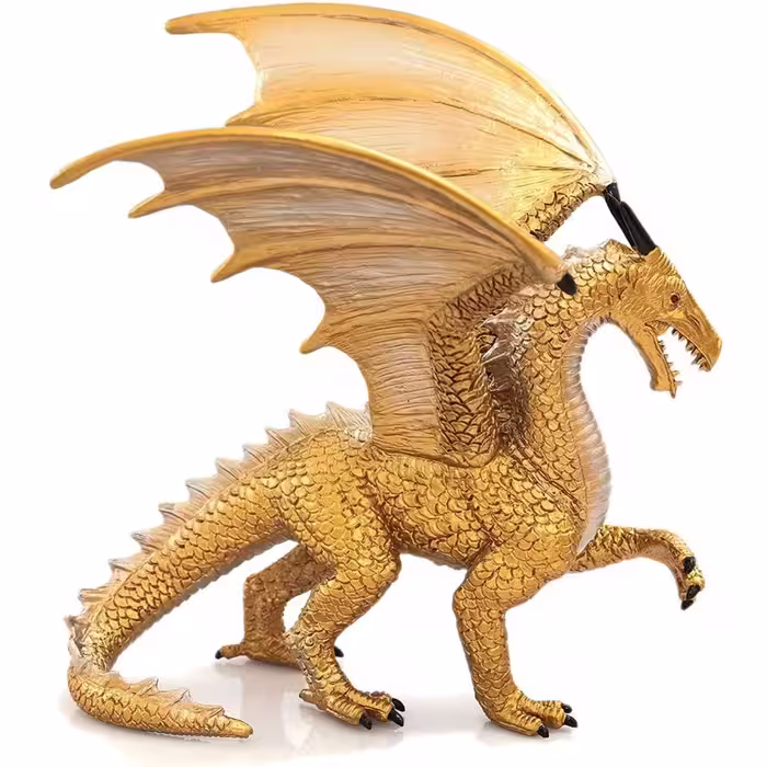 فیگور مینیاتوری اژدها طلایی Dragon Gold Figure Mojo 387256
