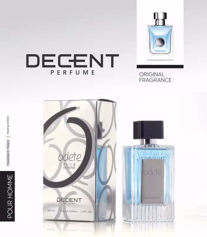ادکلن دیسنت (Descent) مدل Odete، حجم 100 میلی‌لیتر، با رایحه ورساچه