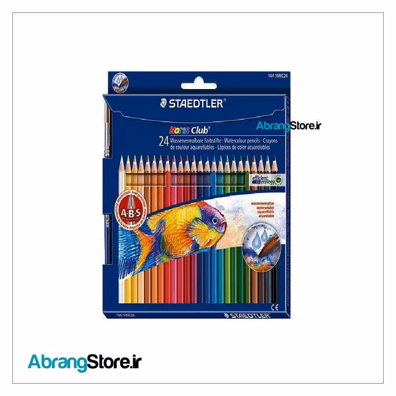 مدادرنگی آبرنگی نوریس کلاب استدلر 24 رنگ | Staedtler Noris Club aquarell