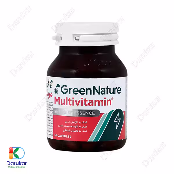 کپسول مولتی ویتامین گرین نیچر 30 عدد