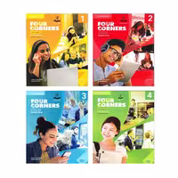 کتاب Four Corners 2nd Edition اثر Jack C. Richard And David Bohlke انتشارات آرماندیس چهار جلدی
