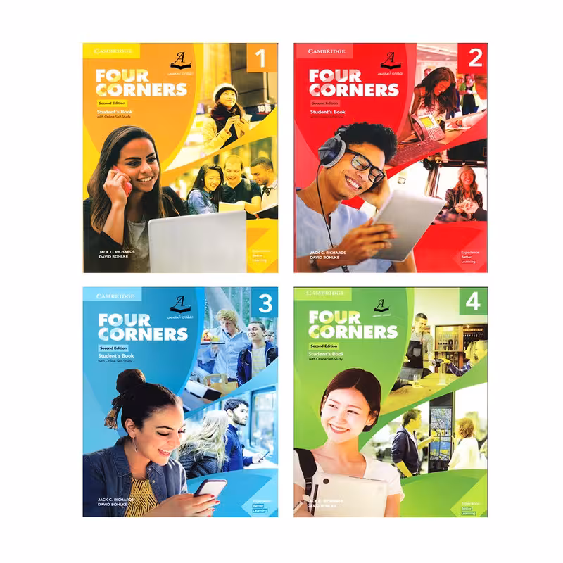کتاب Four Corners 2nd Edition اثر Jack C. Richard And David Bohlke انتشارات آرماندیس چهار جلدی