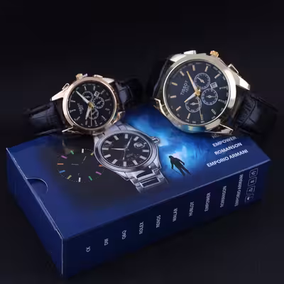 ست ساعت مچی عقربه ای زنانه و مردانه مدل TI 4039 -ST-ME-TA