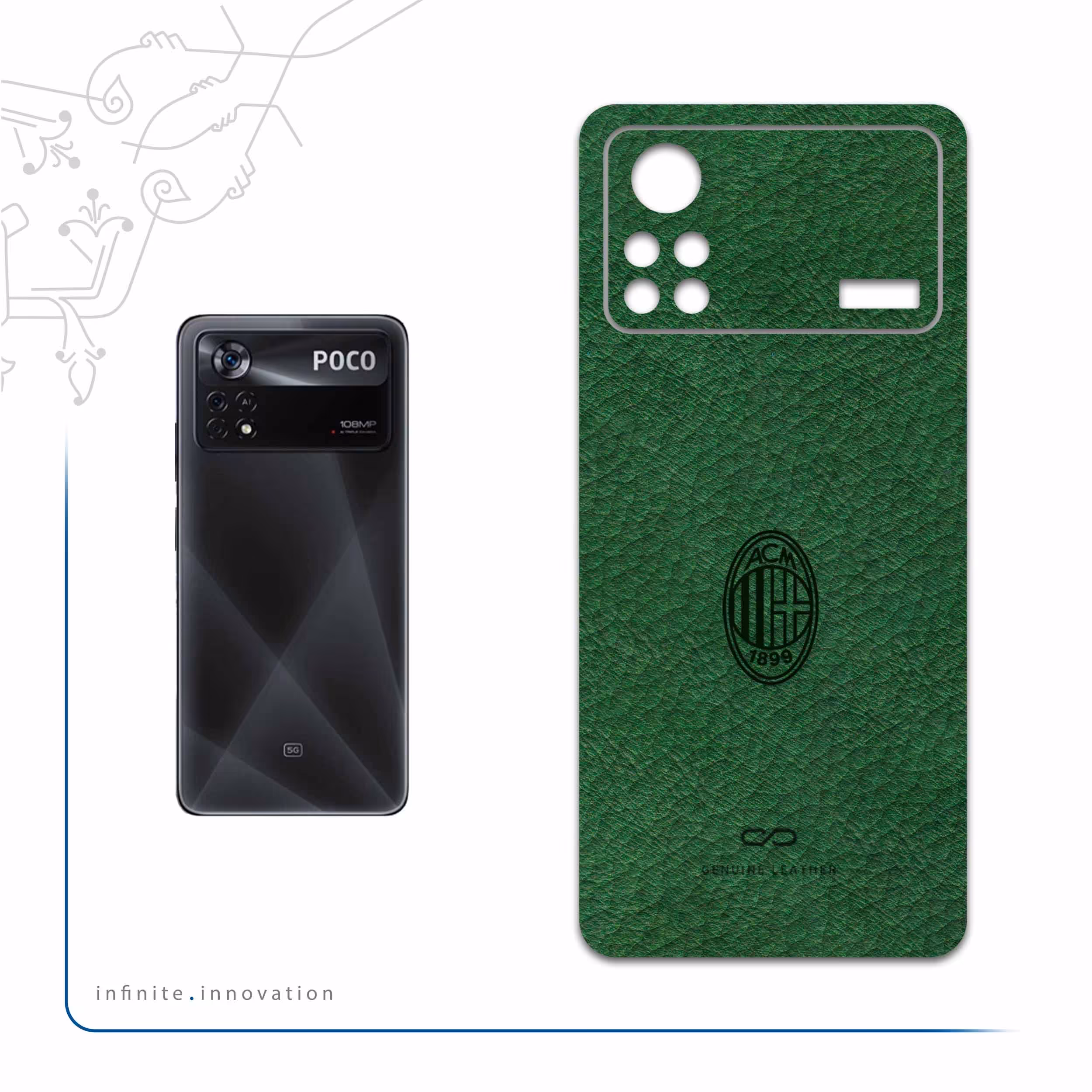 برچسب پوششی ماهوت مدل GL-ACMLN مناسب برای گوشی موبایل شیائومی Poco X4 Pro 5G