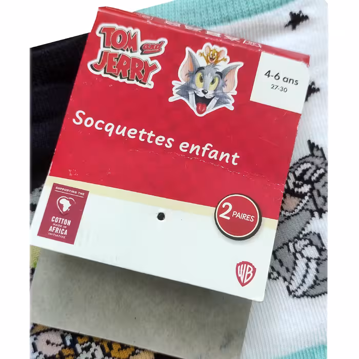 جوراب بچگانه مدل  A0 مجموعه 2 عددی