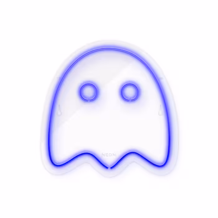 چراغ دیواری نئون دیزاین طرح Packman-2_BL