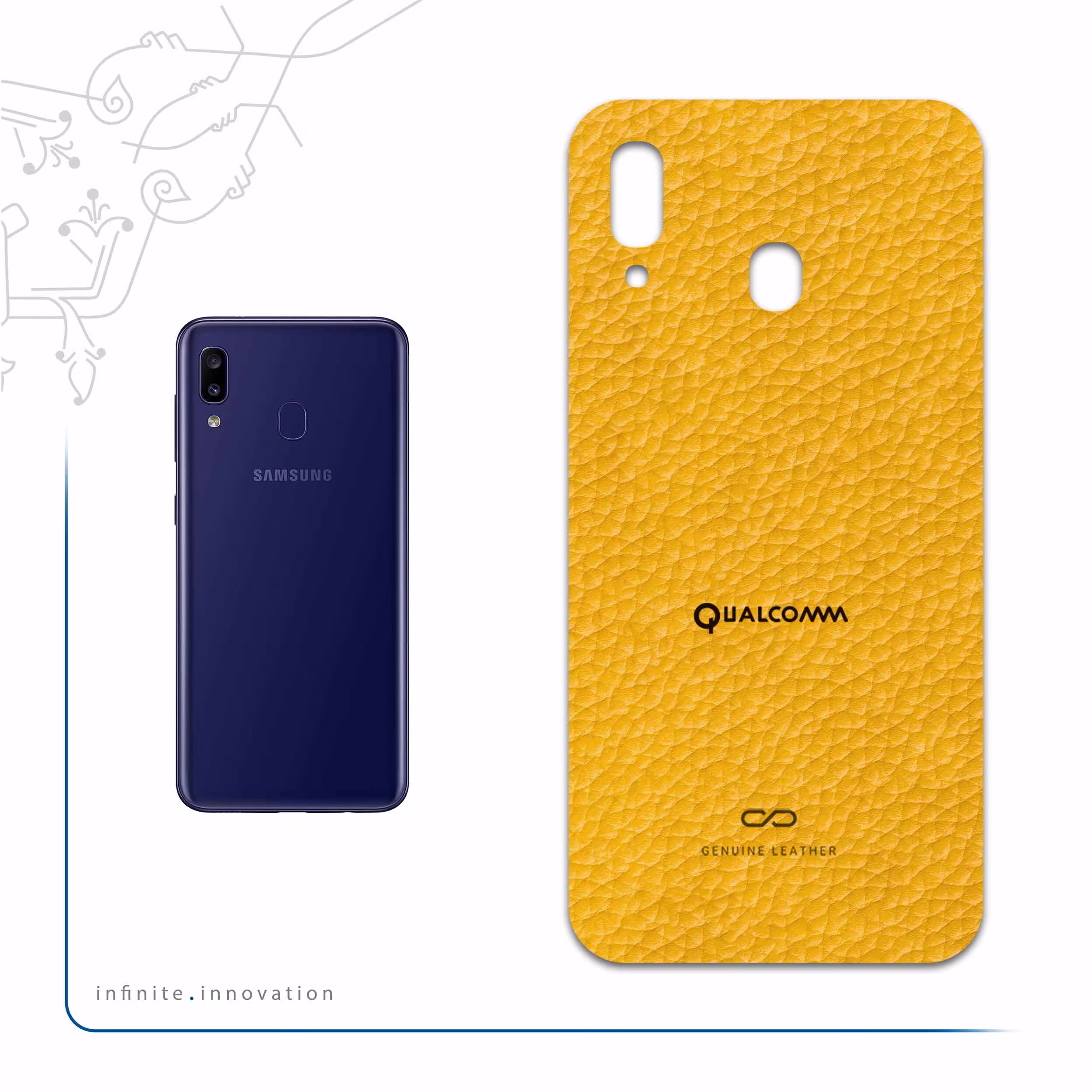 برچسب پوششی ماهوت مدل ML-QLQM مناسب برای گوشی موبایل سامسونگ Galaxy M10s