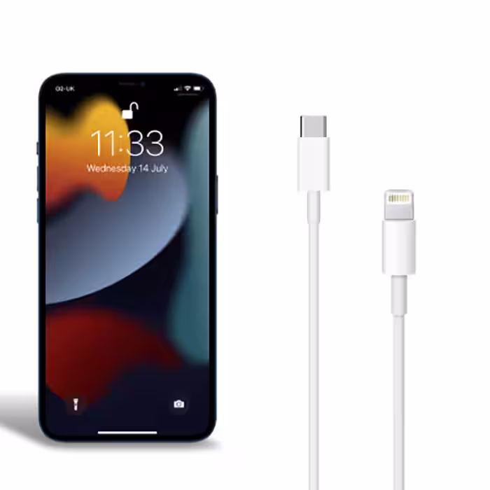 کابل تبدیل USB-C به لایتنینگ مدل IP12 طول 1 متر
