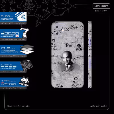 برچسب پوششی ماهوت مدل Doctor Shariati-FullSkin مناسب برای گوشی موبایل اپل iPhone 12