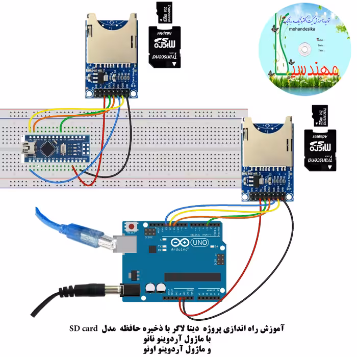 کیت آموزشی مهندسیکا مدل خلاقیت بتا کد Arduino50-B
