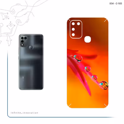 برچسب پوششی ماهوت مدل Plant dew مناسب برای گوشی موبایل اینفینیکس Hot 11 Play