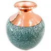 گلدان فیروزه کوبی مدل فریبا 18p13-1f2