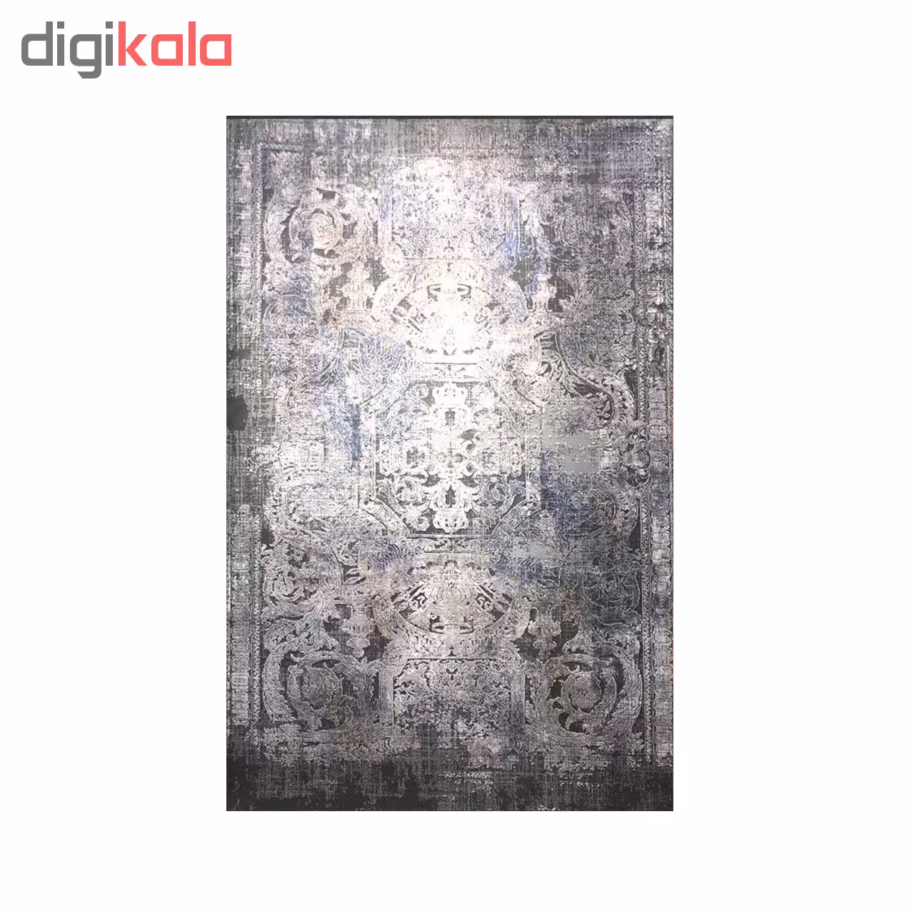 فرش ماشینی طرح colorful کد CO34 زمینه طوسی