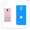 برچسب پوششی ماهوت مدل Tweeter مناسب برای گوشی موبایل سامسونگ Galaxy Note 4