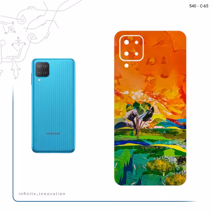 برچسب پوششی ماهوت مدل Collage of Painting مناسب برای گوشی موبایل سامسونگ Galaxy F12