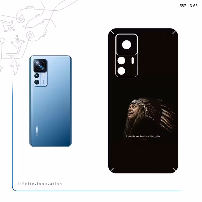 برچسب پوششی ماهوت مدل Portrait of an Indian Man مناسب برای گوشی موبایل شیائومی 12T Pro