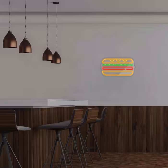 چراغ دیواری نئون دیزاین طرح Sandwich-GL_MLC