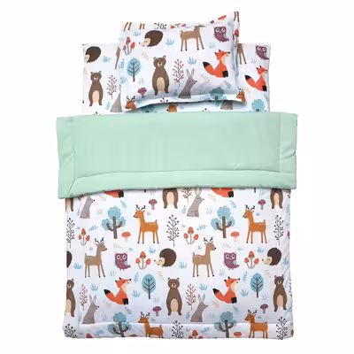 سرویس خواب نوزاد طرح حیوانات مجموعه 6 عددی