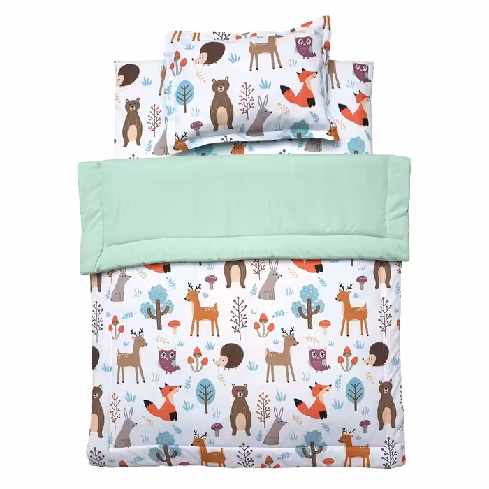 سرویس خواب نوزاد طرح حیوانات مجموعه 6 عددی