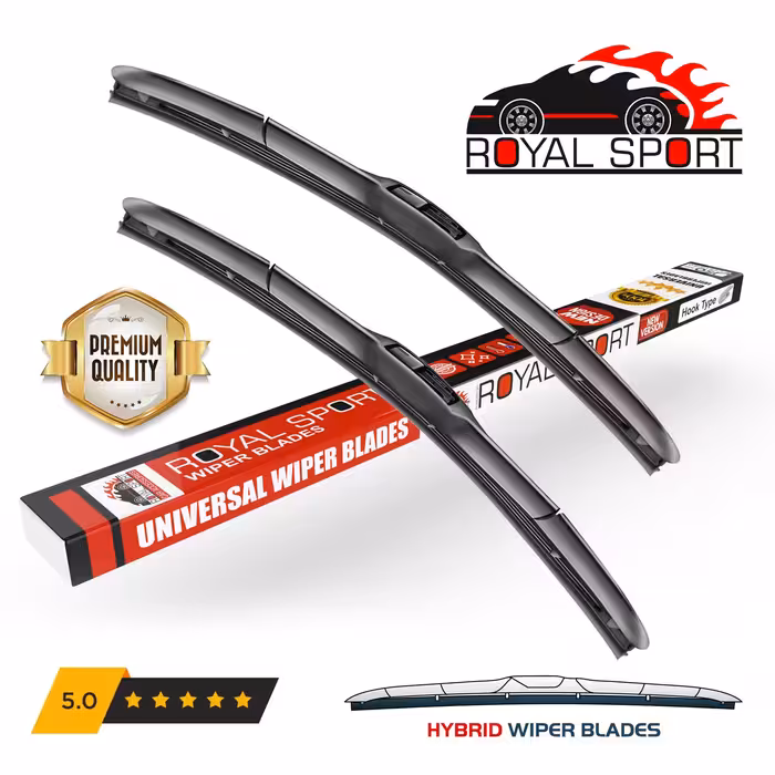 تیغه برف پاک‌کن رویال اسپرت مدل HYBRID PLUS مناسب برای تویوتا لندکروزر بسته 2 عددی