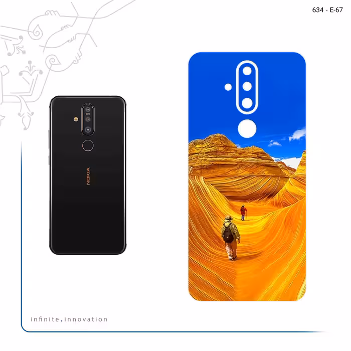 برچسب پوششی ماهوت مدل Amazing Rocks مناسب برای گوشی موبایل نوکیا X71