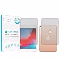 محافظ صفحه نمایش مات راک اسپیس مدل HyMTT مناسب برای تبلت اپل iPad mini (2019) به همراه محافظ پشت تبلت