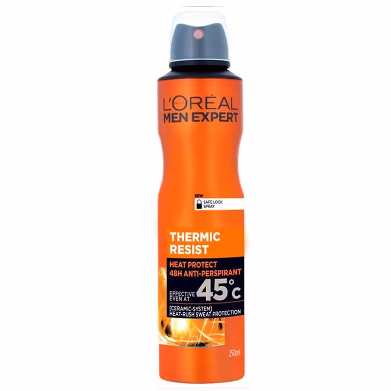 اسپری بدن ضد تعریق مردانه مدل Thermic Resist لورال 250 میل