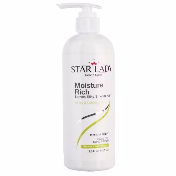 نرم کننده موی استار لیدی مدل Moisture Rich حجم 400 میلی لیتر Star Lady Moisture Rich Hair Conditioner 400ml