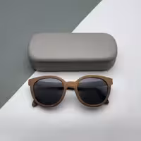 عینک چوبی دست‌ساز میدو مدل O031