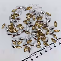 مارکیز چشمی پلاستیکی 6 در 12 ( شامپاینی ) بسته 100 عددی