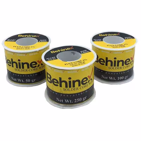 سیم لحیم بهینکس 50 گرمی 0.8 میلیمتر