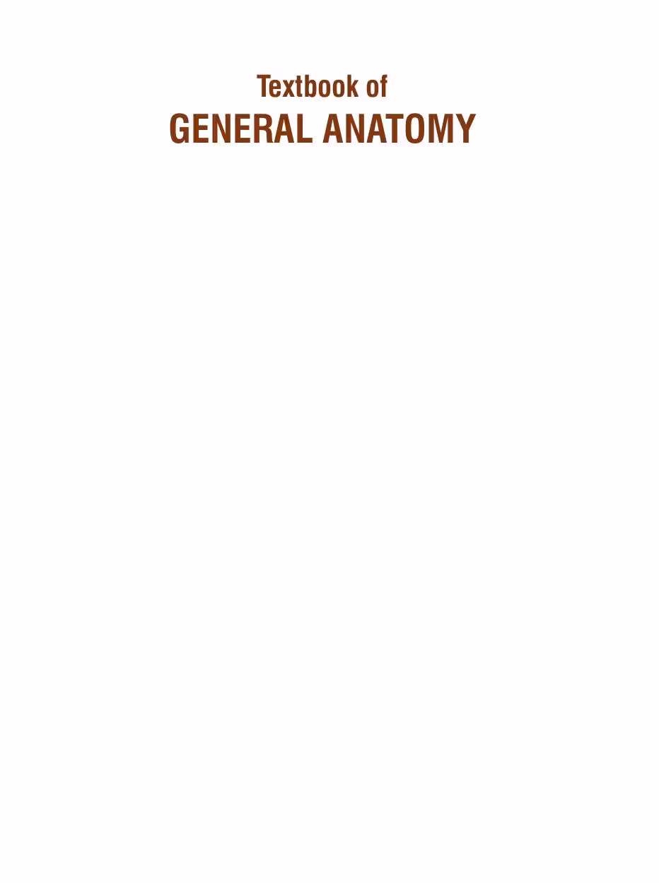 خرید و دانلود نسخه کامل کتاب Textbook of General Anatomy