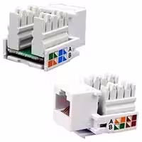 کی استون AMP KeyStone Cat6 SL 110 JACK 568A/B Blue