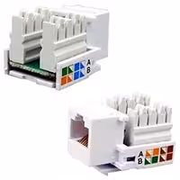 کی استون AMP KeyStone Cat6 SL 110 JACK 568A/B Blue